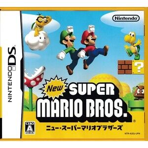 New Super Mario Bros. Nintendo DS Japanese language version CIB Tested